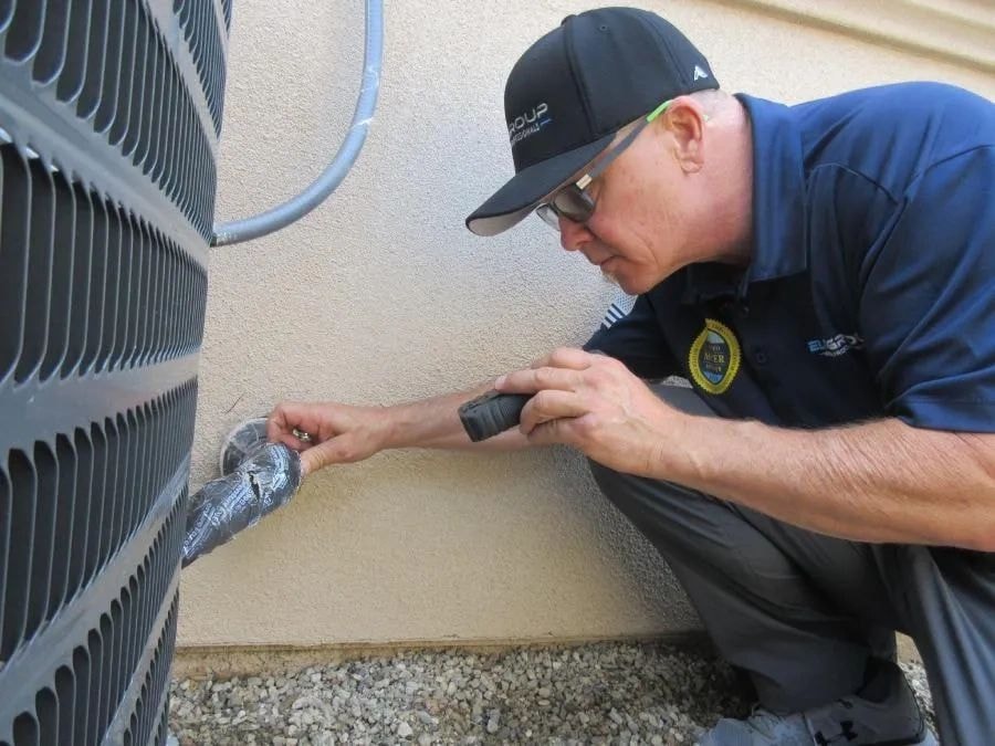 HVAC maintenance inspection